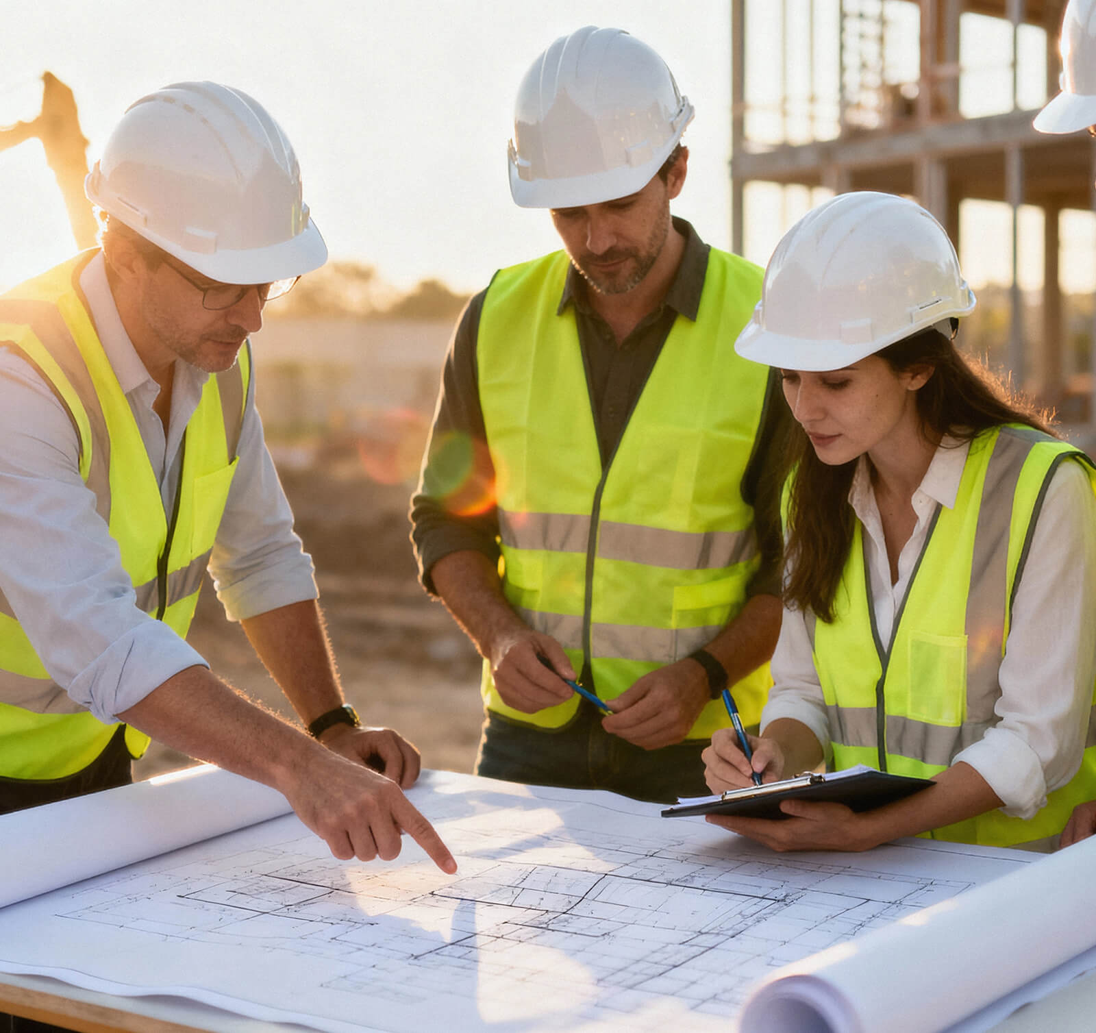 ADA ramp installation at construction site in Orange County, CA