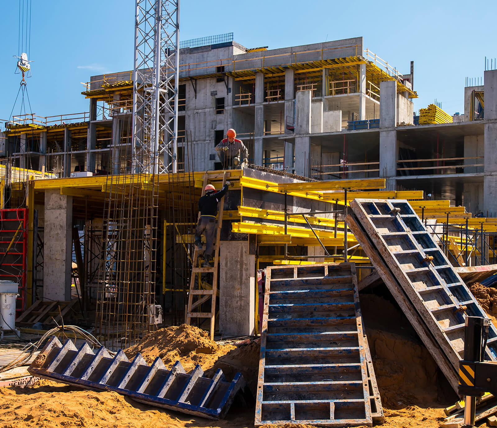 Smooth finish on condo walkway